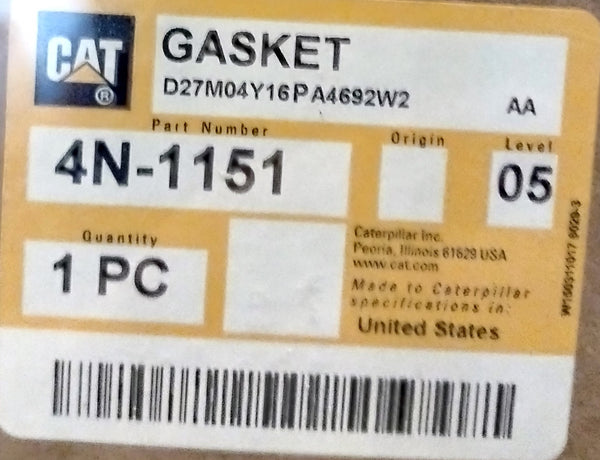 New Caterpillar gasket 4N-1151 (4N1151)