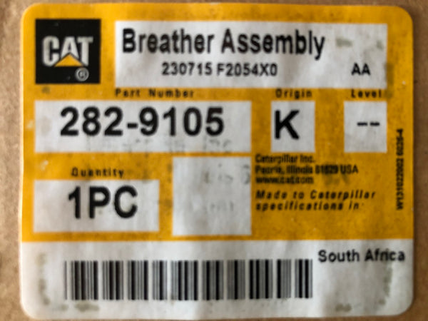 New Caterpillar breather 2829105 (4W3027) - Yellow Power International