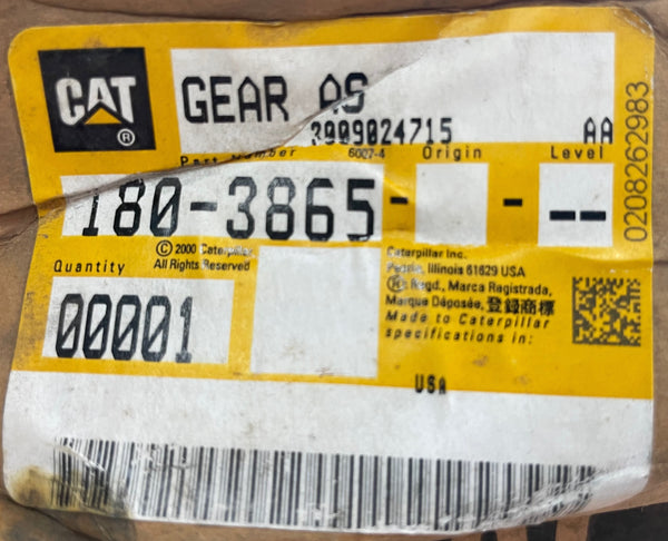 New Caterpillar gear as 180-3865 (1803865)