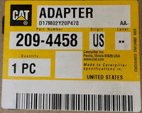 New Caterpillar adapter 209-4458 (2094458)