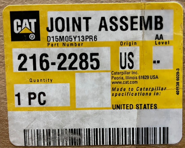 New Caterpillar joint assembly 216-2285 (2162285)