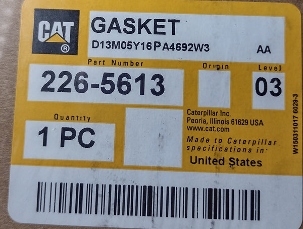 New Caterpillar head gasket 226-5613 (2265613)