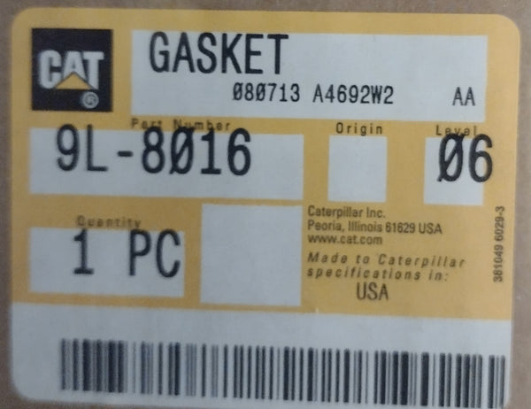 New Caterpillar oil pan gasket 9L-8016 (9L8016)