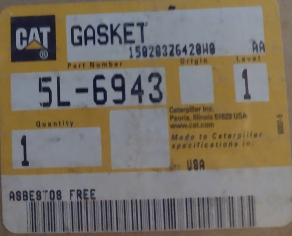 New Caterpillar gasket 5L-6943 (5L6943)