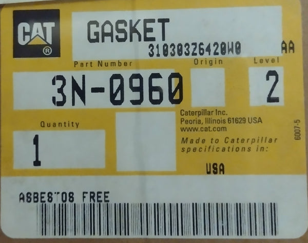 New Caterpillar gasket 3N-0960 (3N0960)