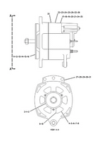 New Caterpillar Reman Alternator 0R-7942 (0R7942, 150-1935, 1501935)