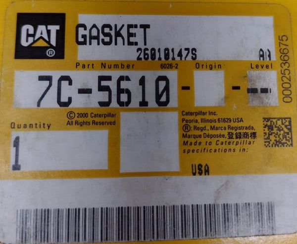 New Caterpillar gasket 7C-5610 (7C5610)