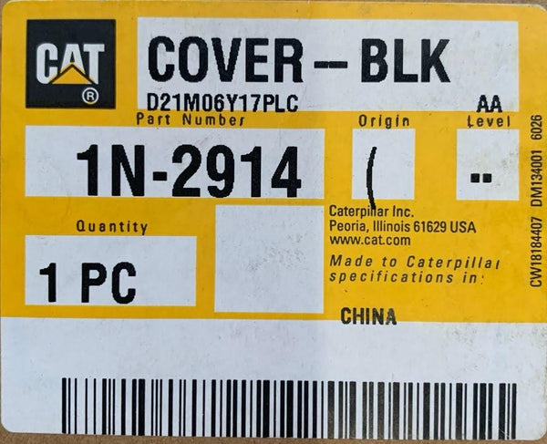 New Caterpillar Cylinder Block Side Cover 1N-2914 (1N2914)