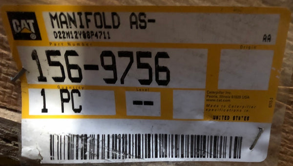 New Caterpillar fuel manifold 1569756 - Yellow Power International