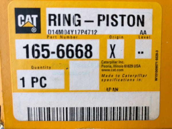 New Caterpillar piston ring 1656668 (1499278) - Yellow Power International