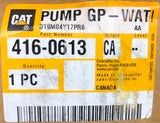 New Caterpillar water pump 4160613 (10R9598, 3132650, 2128174, 1664382) - Yellow Power International