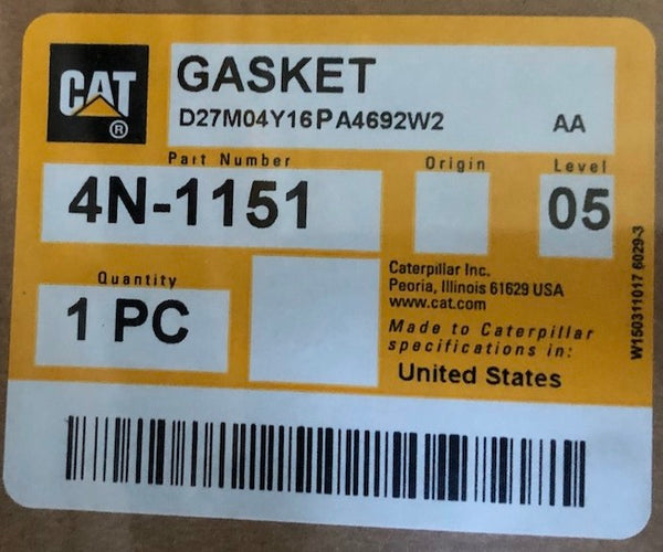 New Caterpillar oil pan gasket 4N1151 (4N3661) - Yellow Power International