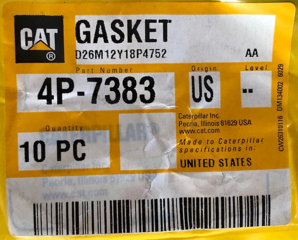 New Caterpillar gasket 4P7383 - 10 pieces