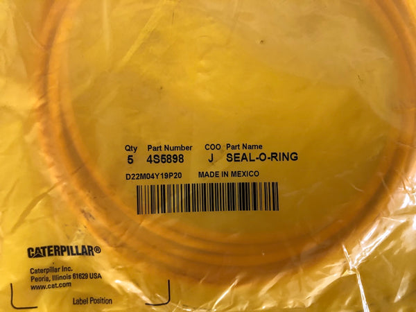 New Caterpillar seal-o-ring 4S-5898 (4S5898, 8T-7189, 8T7189, 4V3963) - 5 pieces