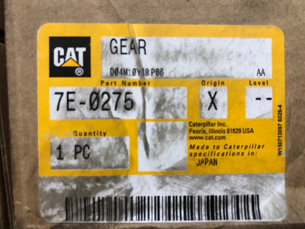 New Caterpillar water pump drive gear 7E0275 (7N5250) - Yellow Power International