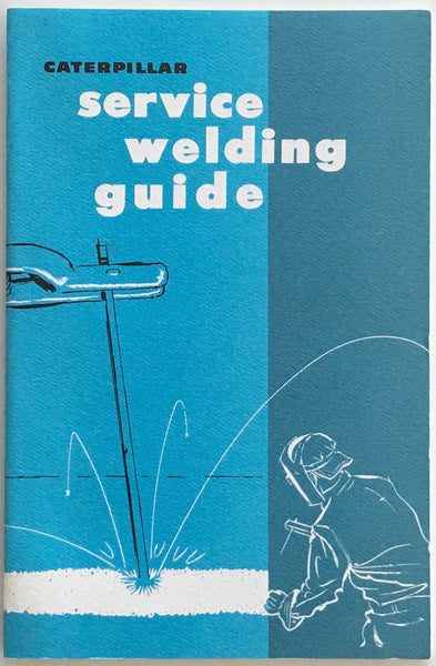 New vintage 1964 Caterpillar Service Welding Guide SEBD0512 - Yellow Power International