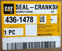 New Caterpillar crankshaft seal 4361478 (1138432) - Yellow Power International