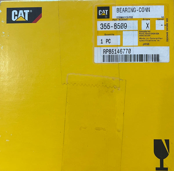 New Caterpillar con rod bearing 355-8509 (3558509)