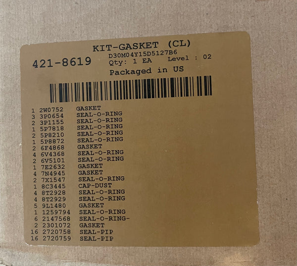 New Caterpillar Gasket kit 421-8619 (4218619)