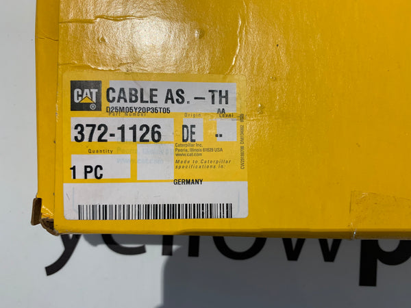 New Caterpillar throttle cable 372-1126 (3721126)