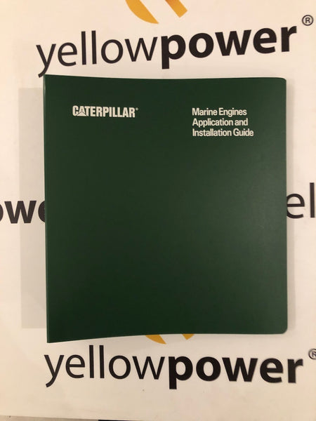 New old stock Caterpillar marine engine application and installation guide in French language LFKM9298 - Yellow Power International